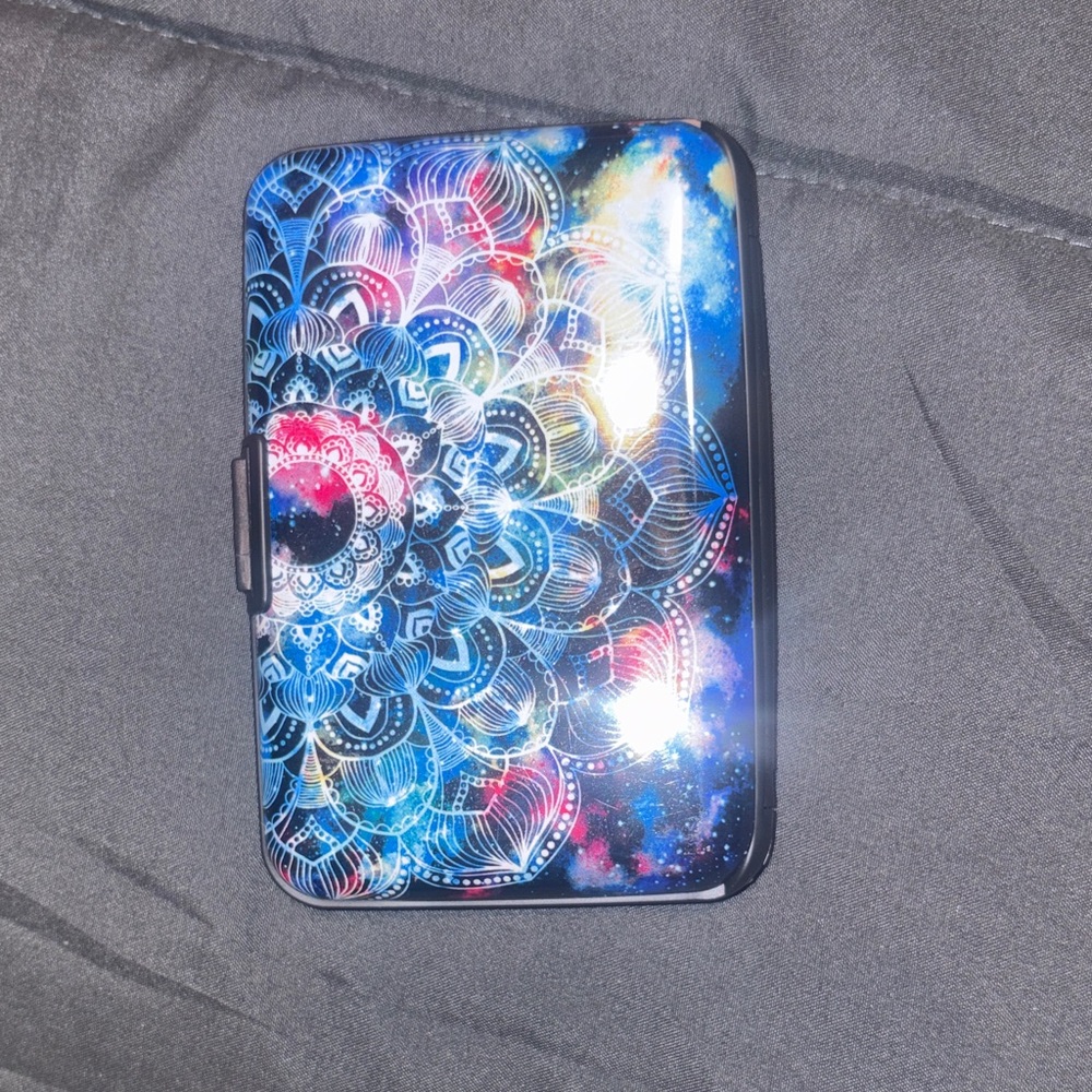 Colorful Mandala Galaxy Clutch